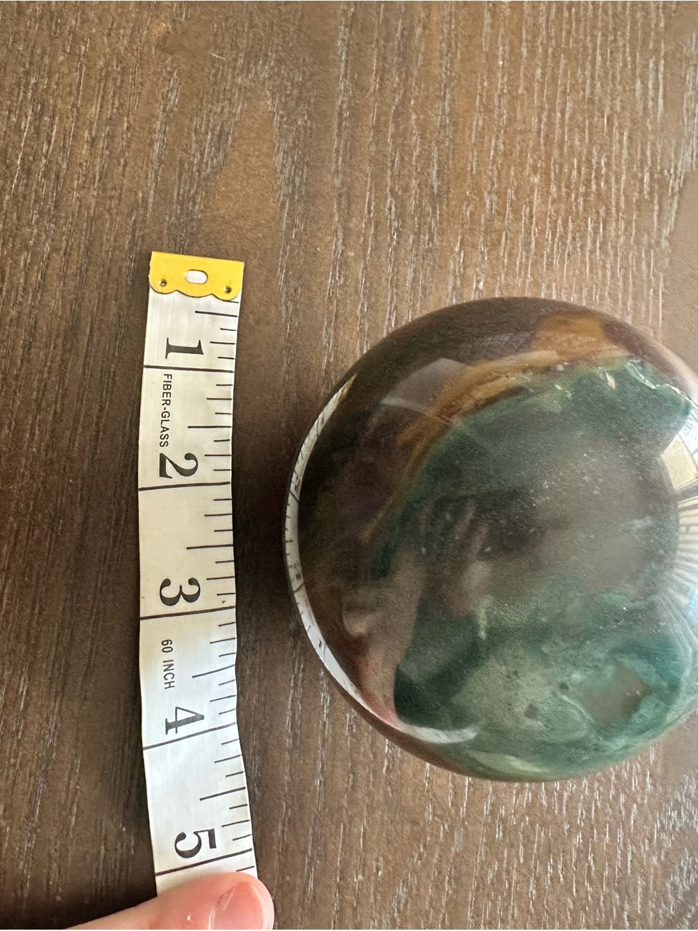 Ocean Jasper Decorative Stone Sphere - Home Accent